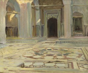 Pavimento, El Cairo, 1891 de John Singer Sargent